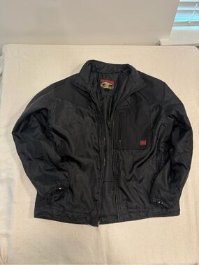 Tough Duck Men's Black Wind-Resistant Jacket
